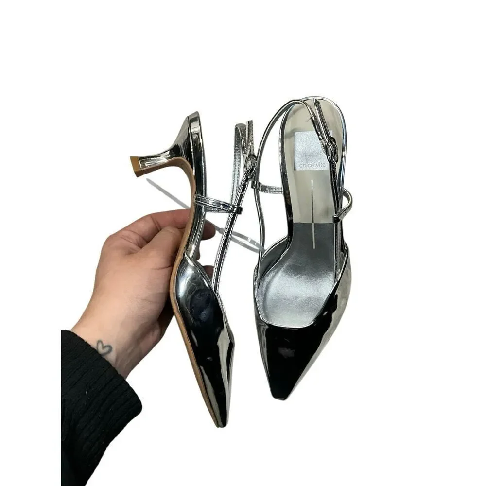 Dolce Vita | Odela Pointed Toe Kitten Heel Slingback Pump